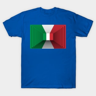 Italian flag 3d T-Shirt